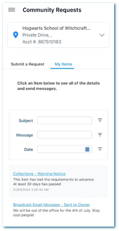 A screenshot of a contact form